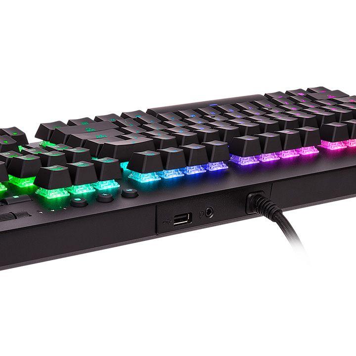 Геймърскa механична клавиатура TteSports Level 20 GT RGB Cherry MX Silver, US Layout