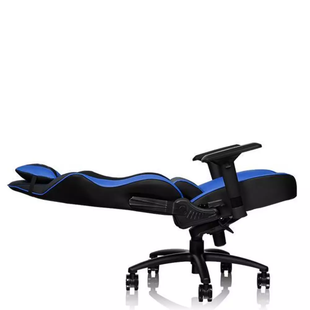 Геймърски стол TteSports GT Comfort, Черен/Син