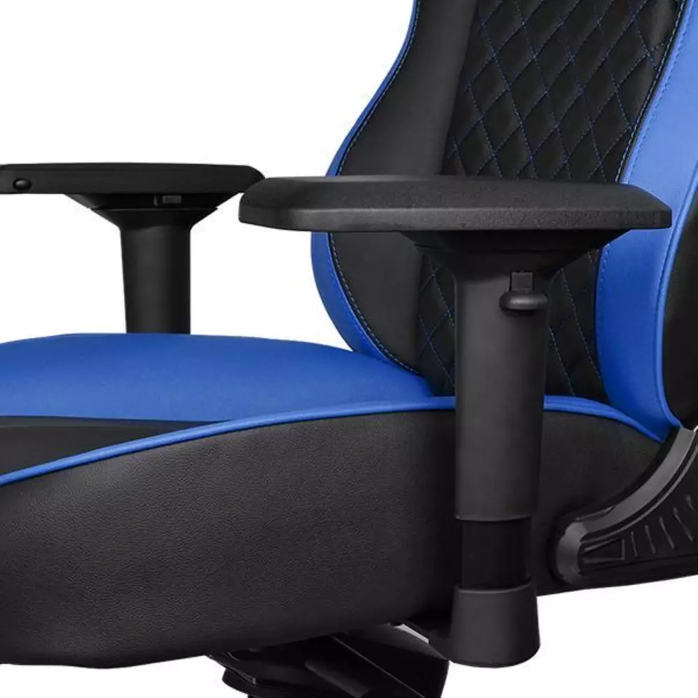 Геймърски стол TteSports GT Comfort, Черен/Син