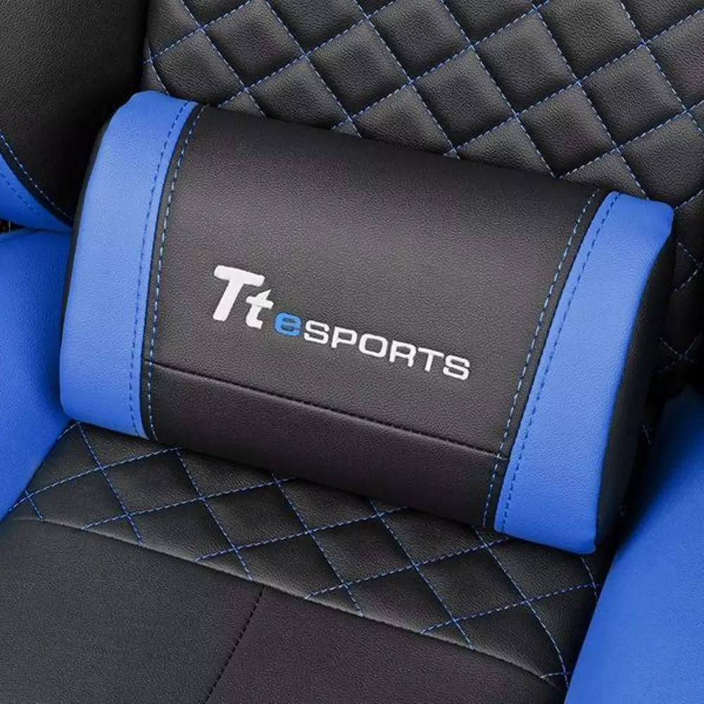 Геймърски стол TteSports GT Comfort, Черен/Син