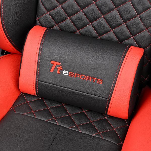 Геймърски стол TteSports GT Comfort, Черен/Червен
