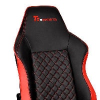 Геймърски стол TteSports GT Comfort, Черен/Червен