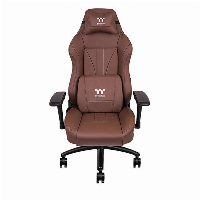 Геймърски стол TteSports X Comfort, Естествена кожа, Кафяв