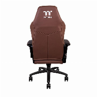 Геймърски стол TteSports X Comfort, Естествена кожа, Кафяв