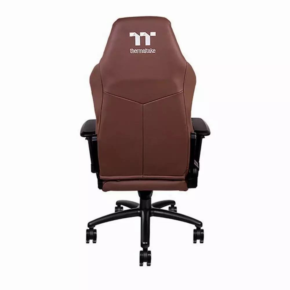 Геймърски стол TteSports X Comfort, Естествена кожа, Кафяв