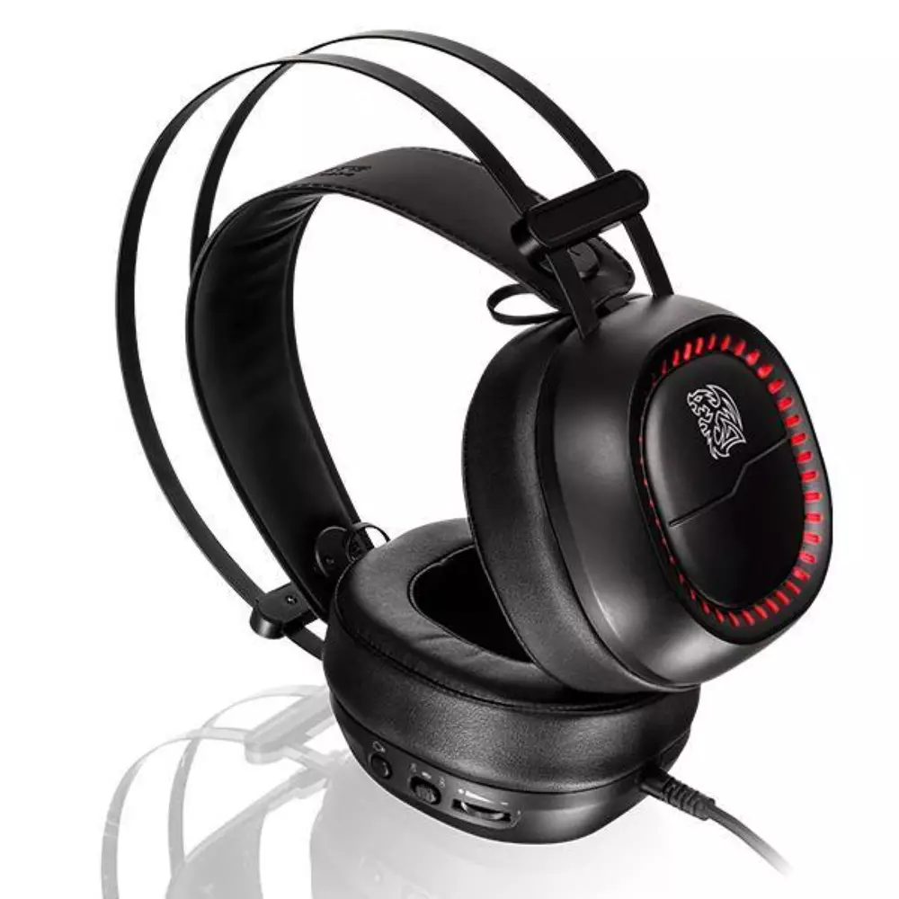 Геймърски слушалки TteSports Shock PRO, RGB, 7.1, Black