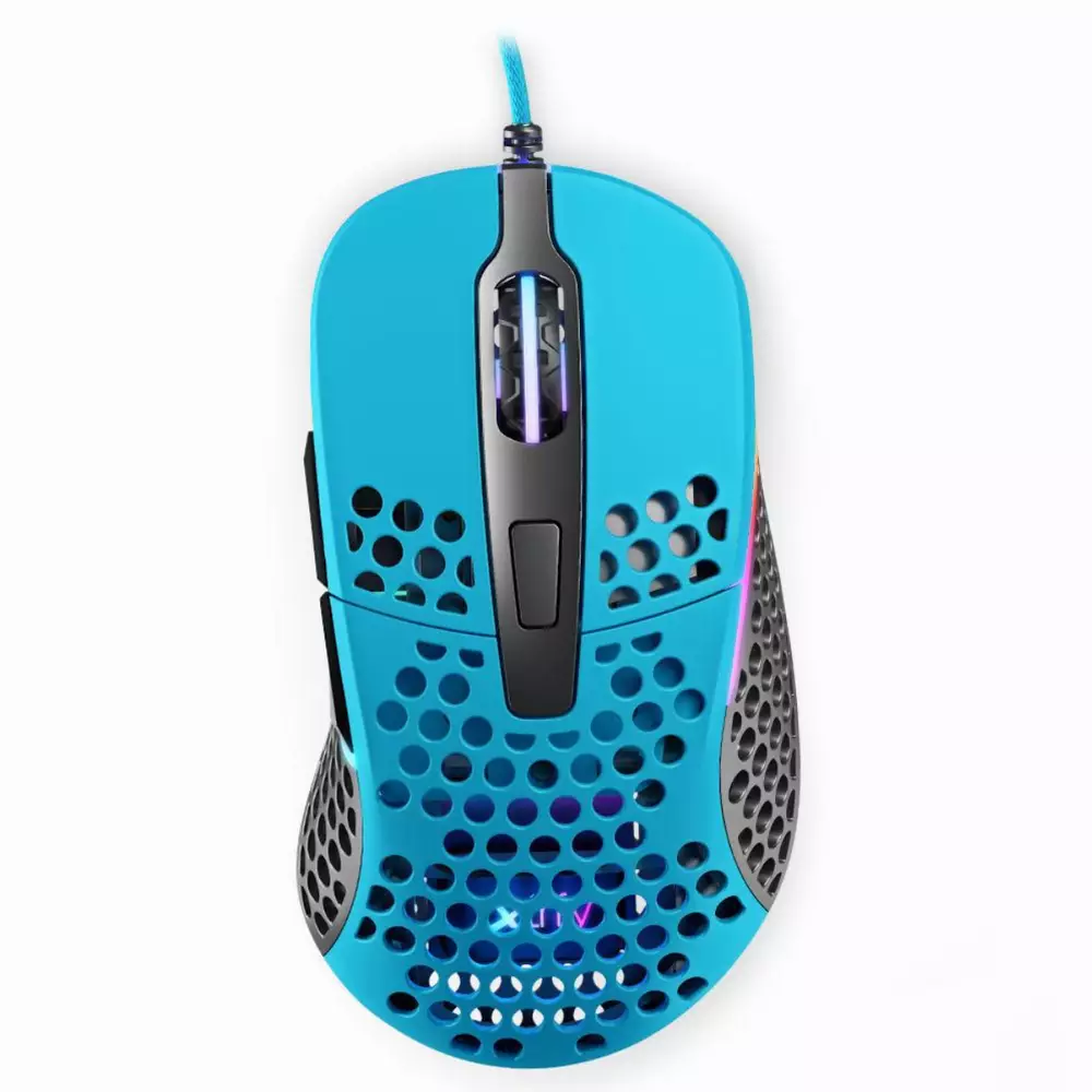 Геймърска мишка Xtrfy M4 Miami Blue RGB