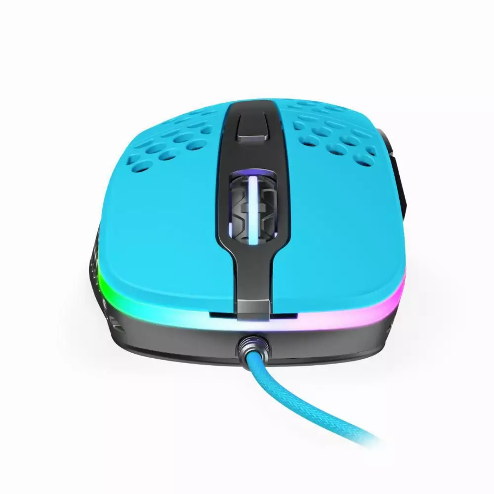 Геймърска мишка Xtrfy M4 Miami Blue RGB