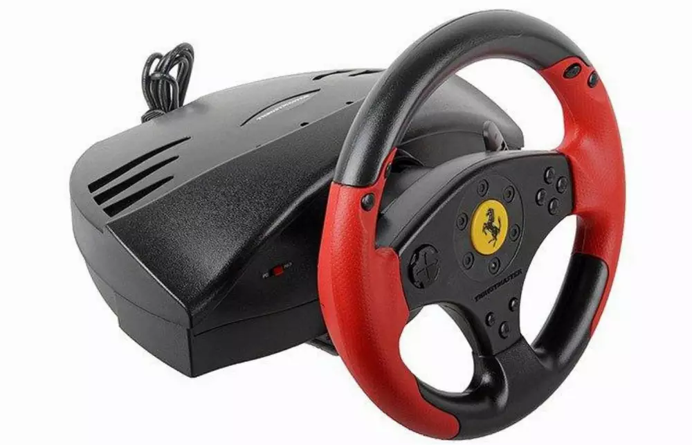 Волан THRUSTMASTER Ferrari Red Legend Edition PS3/PC, Черен/Червен