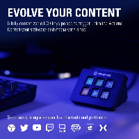 Контролер Elgato Stream Deck Mini, 6LCD бутона, Черен