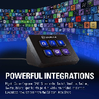 Контролер Elgato Stream Deck Mini, 6LCD бутона, Черен