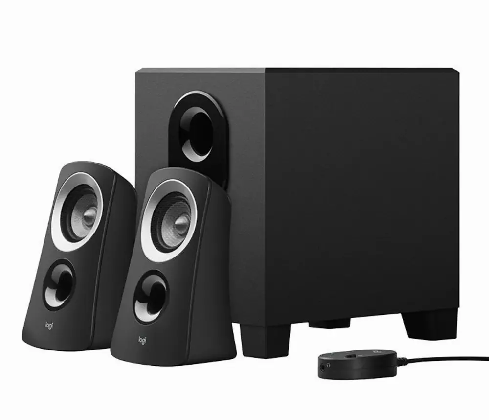 Altavoces Logitech Z313, 2.1, 25W, Negro