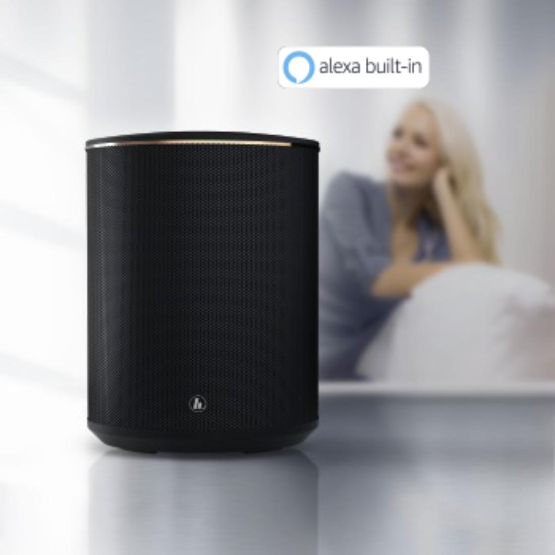 Безжична  смарт тонколона HAMA SIRIUM1400ABT, Bluetooth /Amazon Alexa гласов асистент, Черен