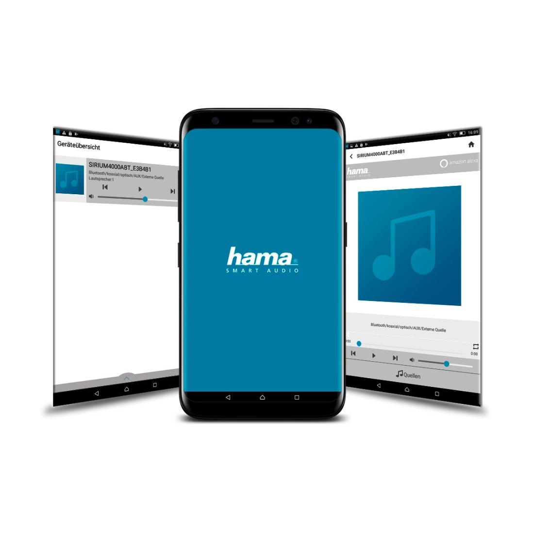 Безжична  смарт тонколона HAMA SIRIUM1400ABT, Bluetooth /Amazon Alexa гласов асистент, Черен