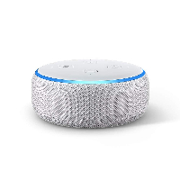 Преносима смарт тонколона Amazon Echo Dot 3 Sandstone, гласов асистент, Бежов