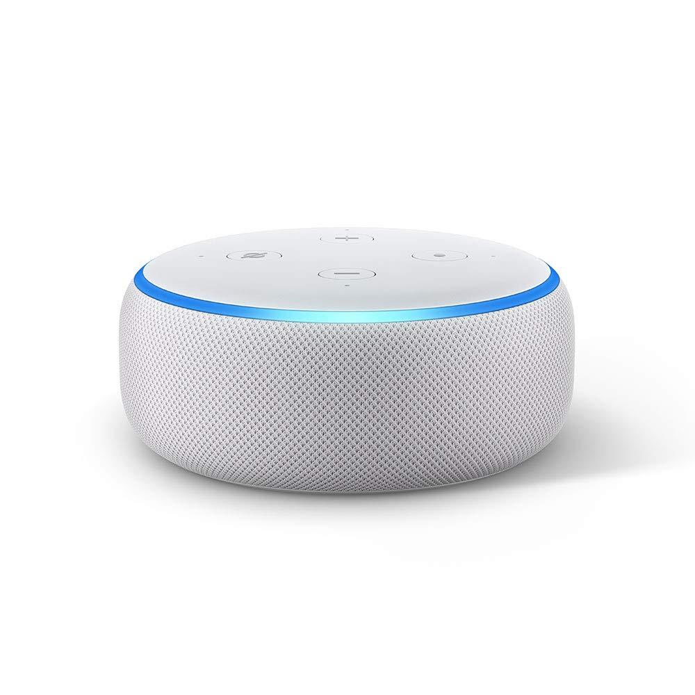 Преносима смарт тонколона Amazon Echo Dot 3 Sandstone, гласов асистент, Бежов