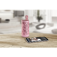 Блутут мобилна колонка HAMA Tube, Bluetooth, Розов