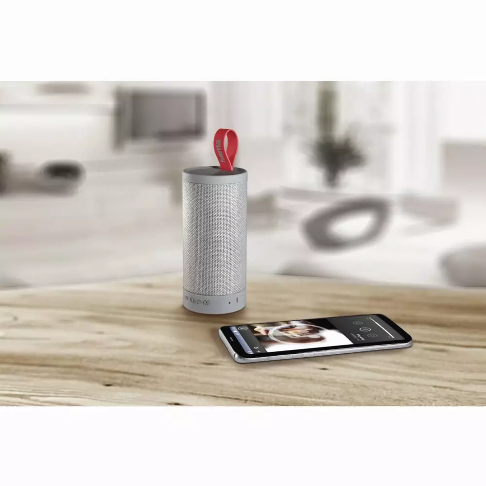 Блутут мобилна колонка HAMA Tube, Bluetooth, Сив