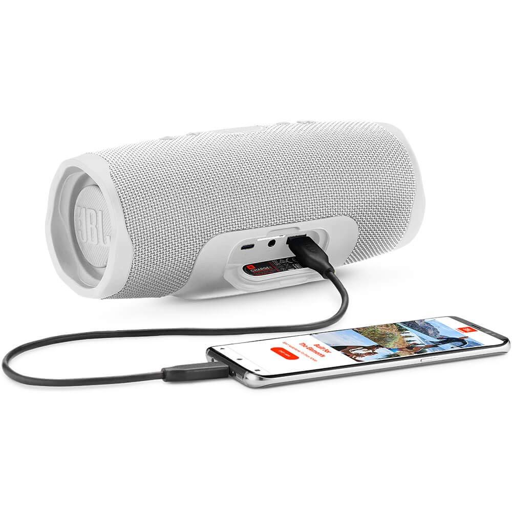 Блутут колонка JBL CHARGE 4 Бял