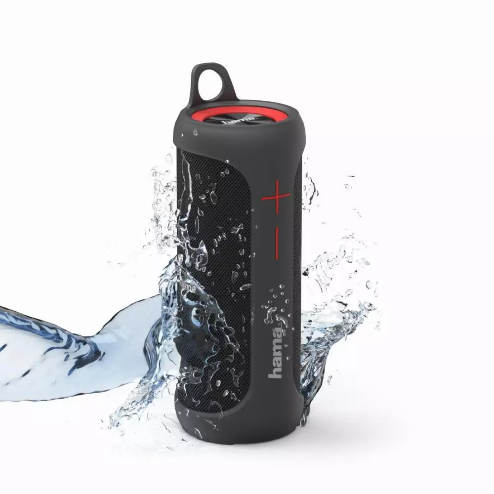 Блутут мобилна колонка от 2 части HAMA Soundcup-D, 2 x 10 W, Черен