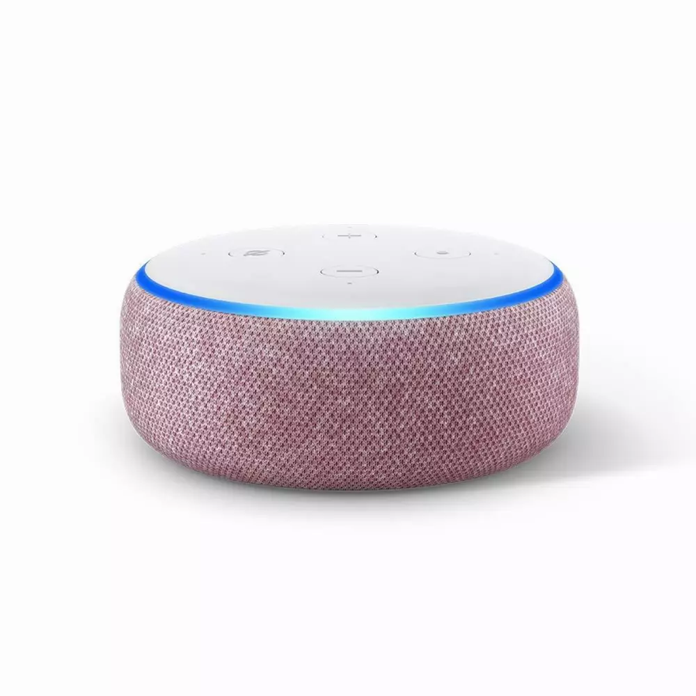 Преносима смарт тонколона Amazon Echo Dot 3 Charcoal, гласов асистент, Лилав