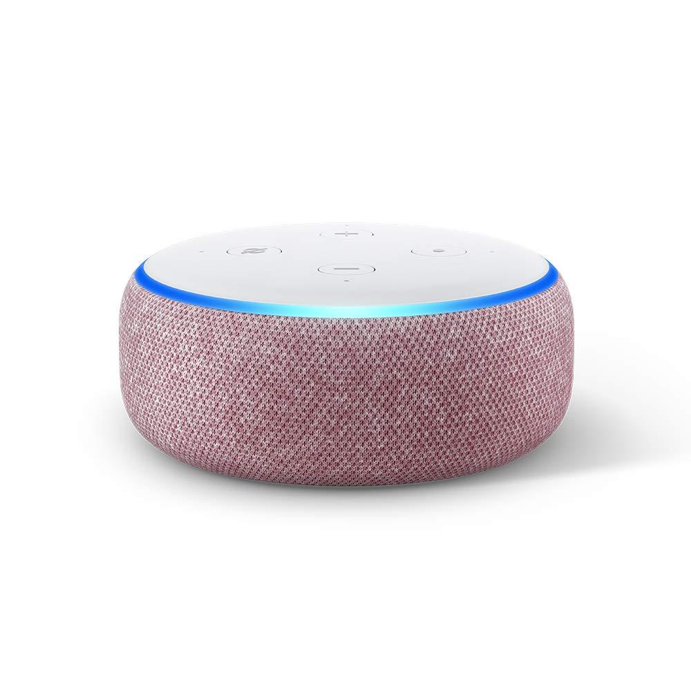 Преносима смарт тонколона Amazon Echo Dot 3 Charcoal, гласов асистент, Лилав