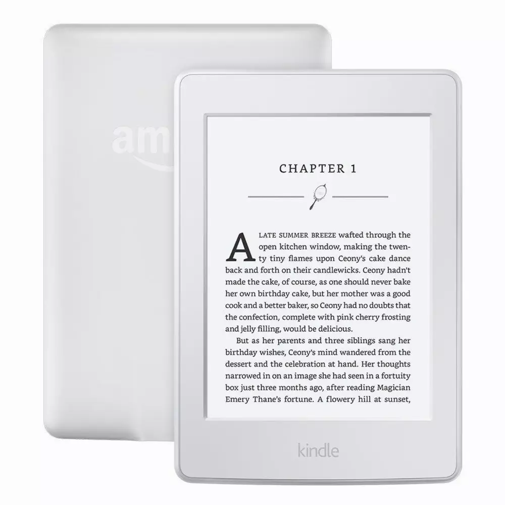 eBook четец Kindle Paperwhite 6" HRD, 7 генерация, Бял