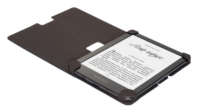 Калъф PocketBook Sense 630 за eBook четец, 6 inch, Черен/Кафяв