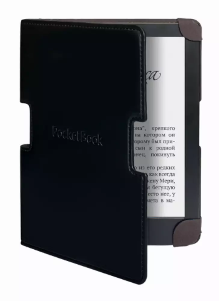 Калъф PocketBook Sense 630 за eBook четец, 6 inch, Черен/Кафяв