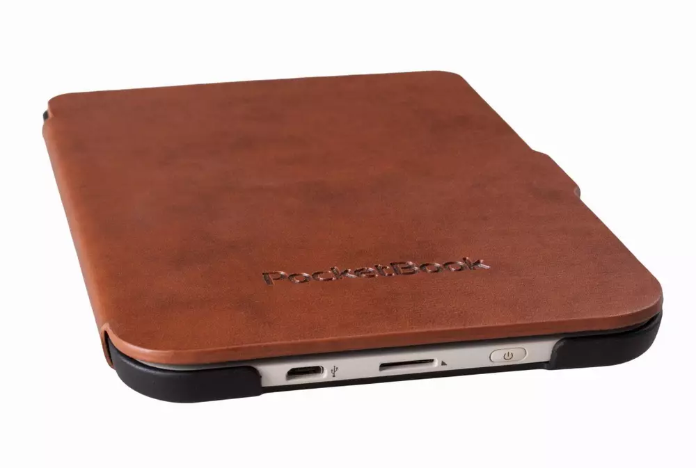 Калъф PocketBook Shell cover Light brown/black за eBook четец, 6 inch, Кафяв