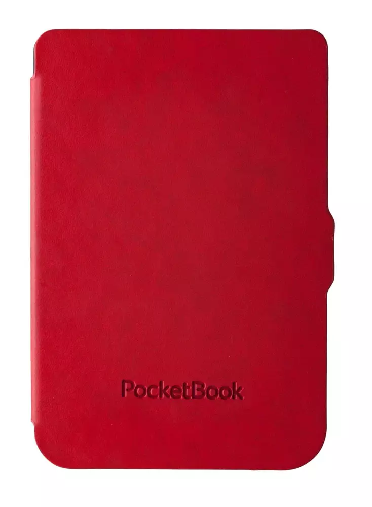 Калъф PocketBook Shell Cover Bright Red/Black за eBook четец, 6 inch, Червен