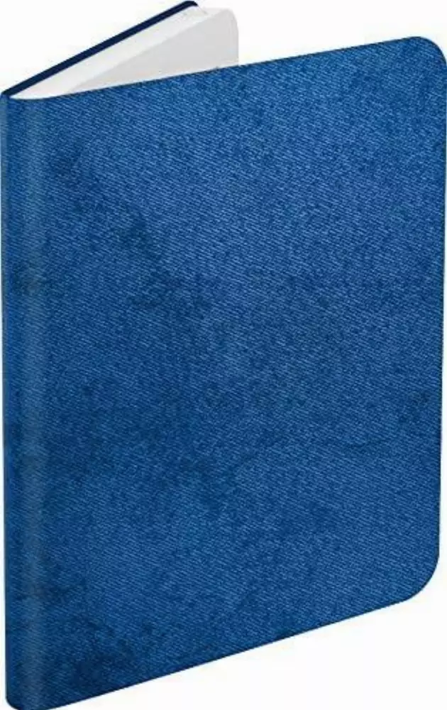 Калъф кожен BOOKEEN Classic, за eBook четец DIVA, 6 inch, магнит, Denim Blue
