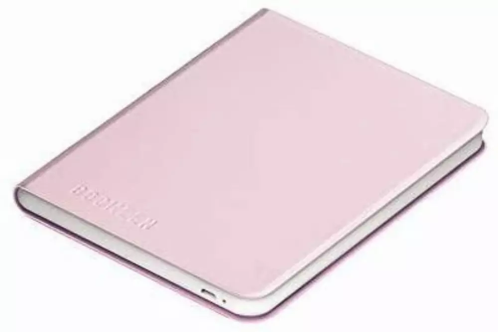 Калъф кожен BOOKEEN Classic, за eBook четец DIVA, 6 inch, магнит, Lily Pink
