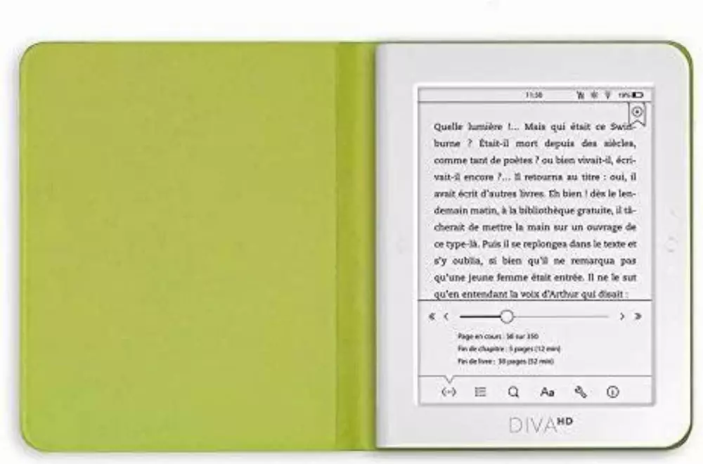 Калъф кожен BOOKEEN Classic, за eBook четец DIVA, 6 inch, магнит, Lily Shygirl