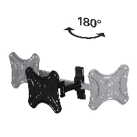 Стенна стойка за TV HAMA 108727, Регулируема, 19"-46", 25 kg, Черна