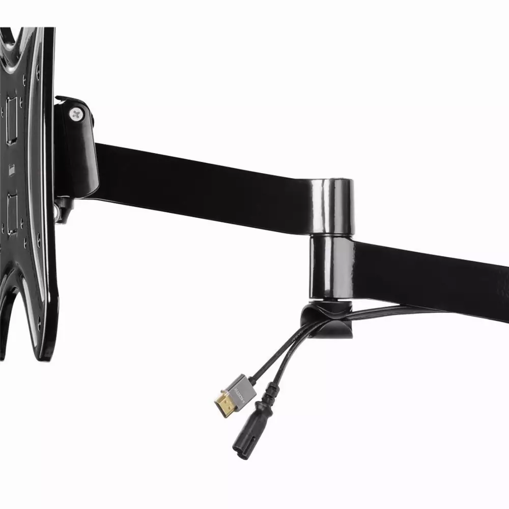 Стенна стойка за TV HAMA 108727, Регулируема, 19"-46", 25 kg, Черна