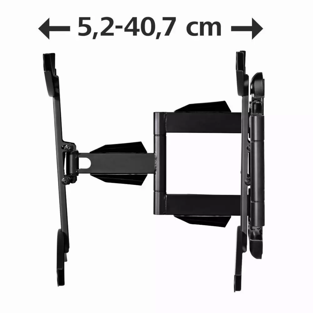 Стенна стойка за TV HAMA 118619, Регулируема, 32"-65", 35 кг, Черна