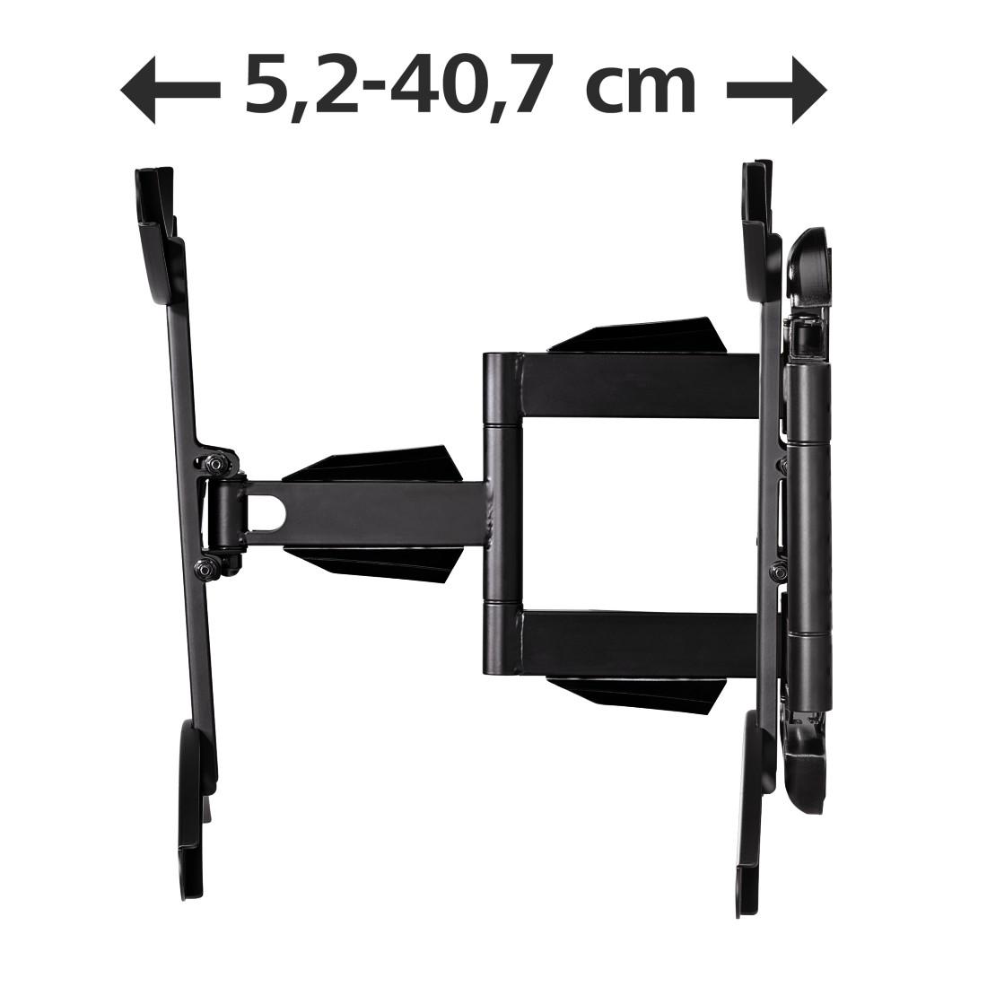 Стенна стойка за TV HAMA 118619, Регулируема, 32"-65", 35 кг, Черна