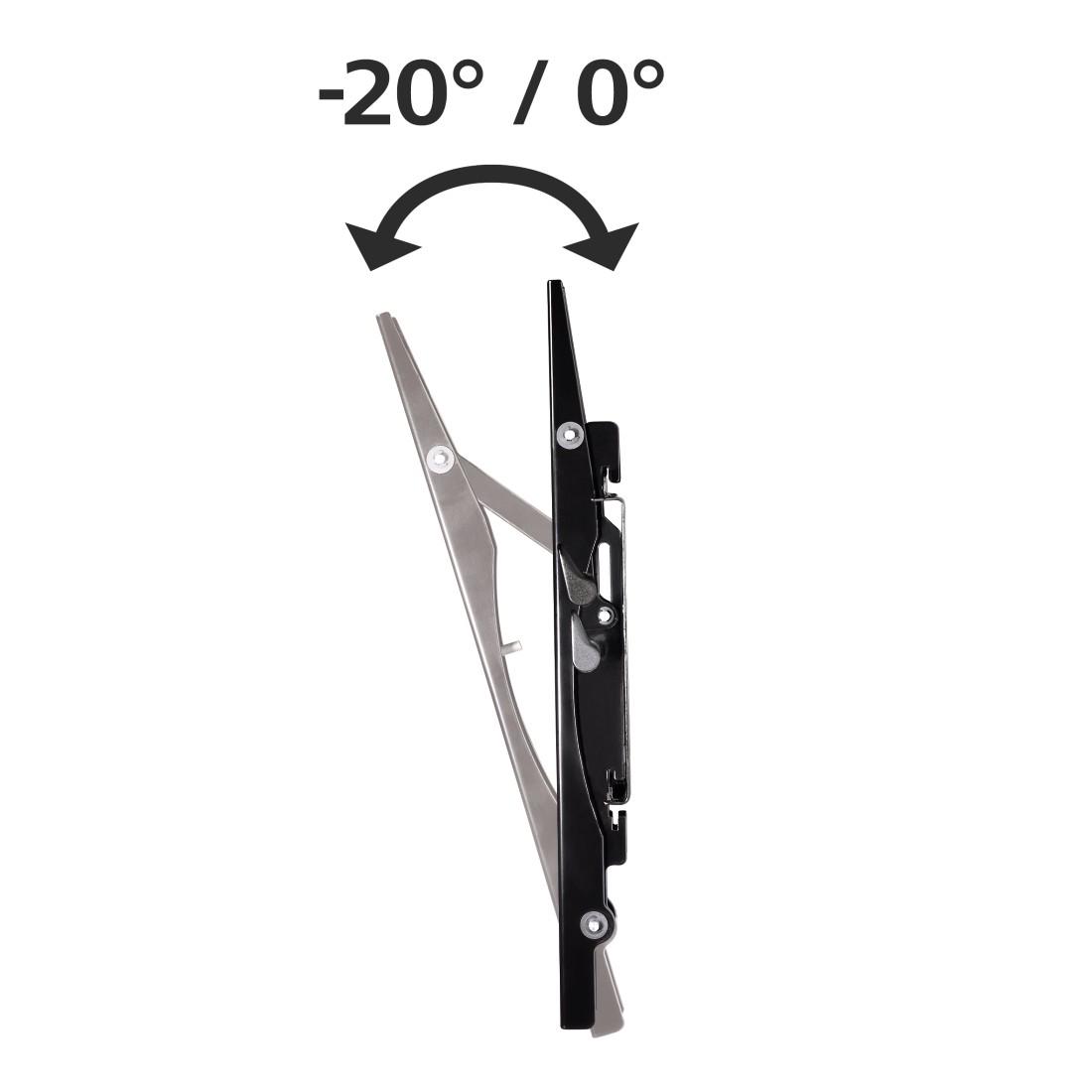 Стенна стойка за TV HAMA 84427, Регулируема, 37"-63", 75 кг, Черна