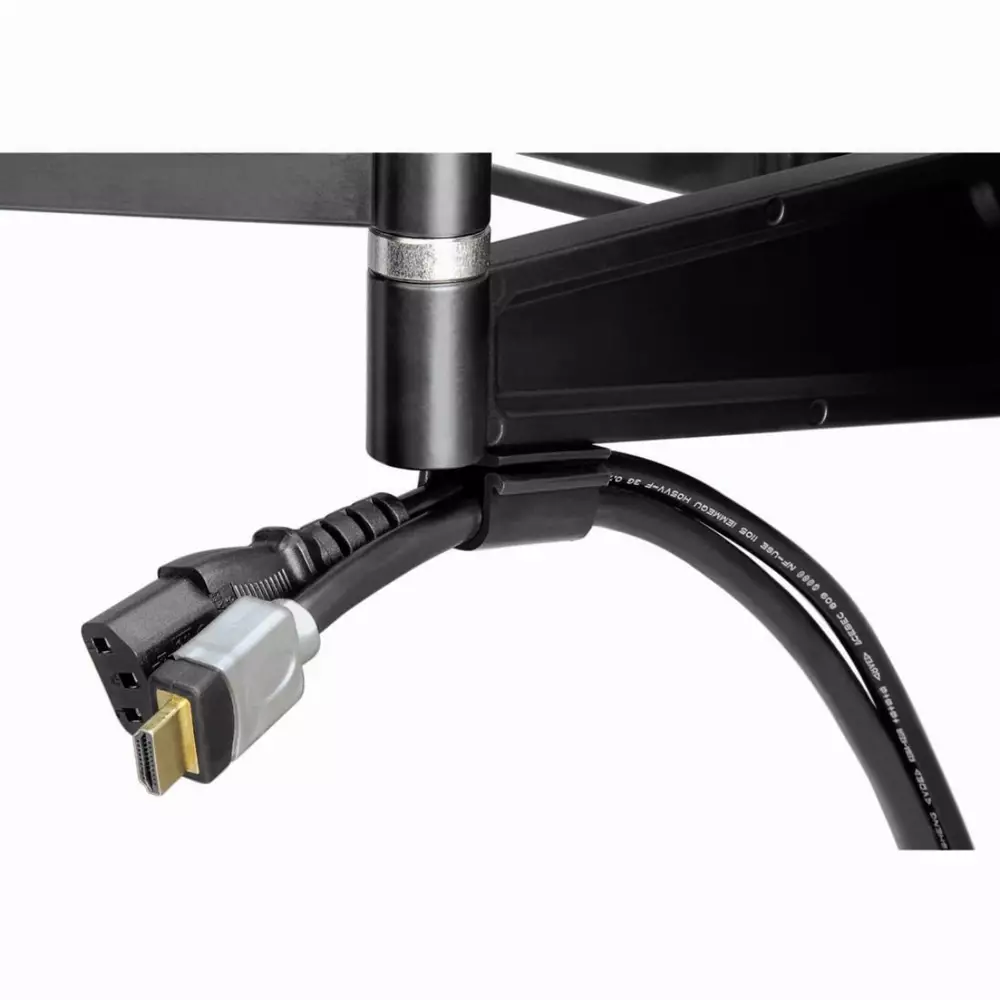 Стенна стойка за TV HAMA 108757, Регулируема, 37"-70", 35 кг, Черна
