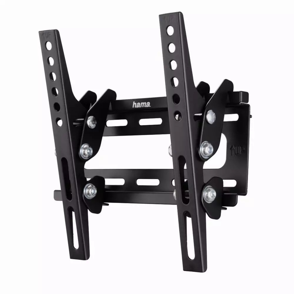 Стенна стойка за TV HAMA 108715, Регулируема, 19"-46", 25 кг, Черна