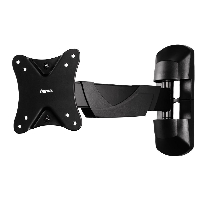 Стенна стойка за TV HAMA 118661, Регулируема, 10"-26", 25 кг, Черна