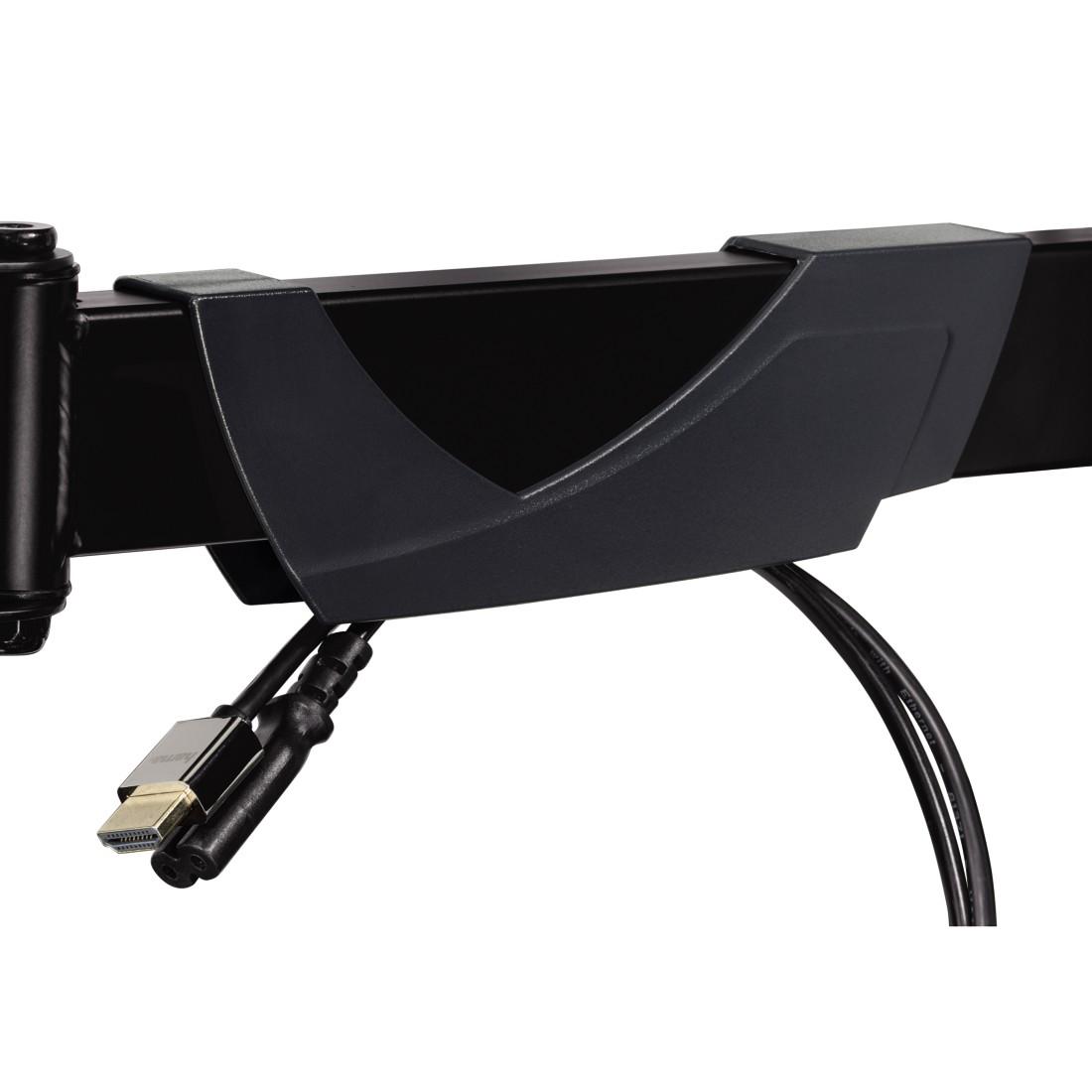 Стенна стойка за TV HAMA 118661, Регулируема, 10"-26", 25 кг, Черна