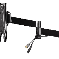 Стенна стойка за TV 108732, Регулируема, 10"-46", 25 кг, 5 звезди, Черна