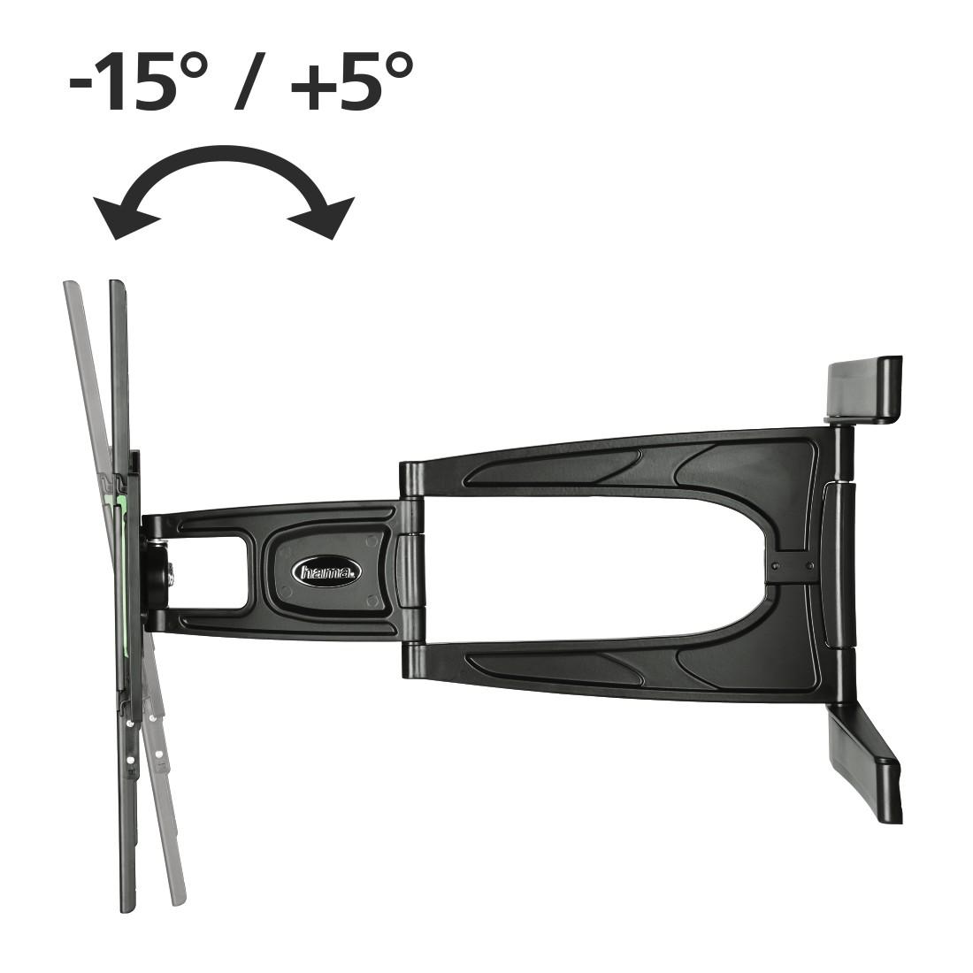 Стенна стойка за TV HAMA 108749, Регулируема, 32"-56", 25 кг, Черна