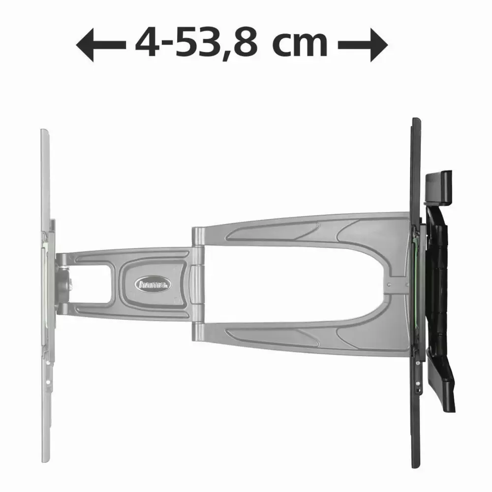 Стенна стойка за TV HAMA 108749, Регулируема, 32"-56", 25 кг, Черна