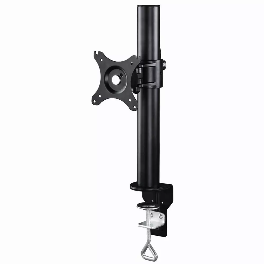 Стойка за монитор за бюро HAMA 95826, Регулируема, 10"-26", 10 кг, 1 рамо, Черен