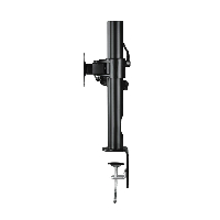 Стойка за монитор за бюро HAMA 95827, Регулируема, 10" - 26", 10 кг, 2 рамeнa, Черен