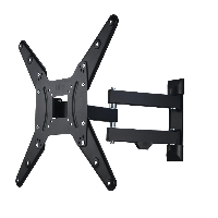 Стенна стойка за TV HAMA 118103, Регулируема, 65", 25 кг, 75x75 - 400x400, 1 Звезда, Черен