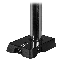Стойка за 2 монитора за бюро ARCTIC Z2 (ген.3), Регулируема, 34", 15 кг, 4 x USB 2.0, Черен
